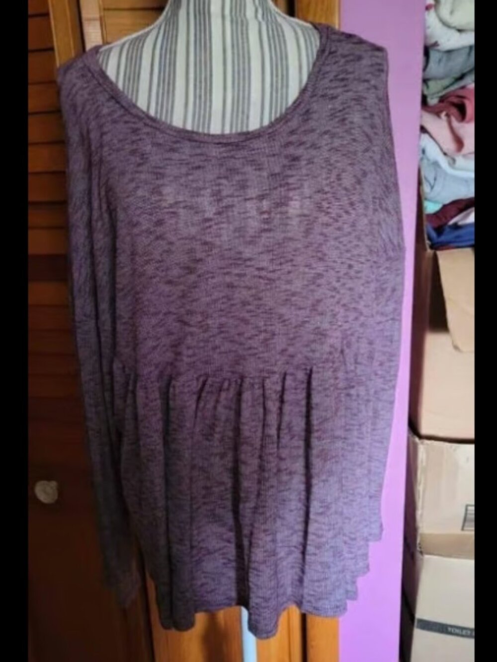 Womens size XL baby doll style top